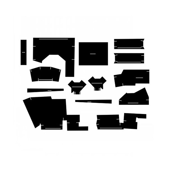 Aftermarket Cab Foam Kit with Headliner Black Fits Case 1175 1170 770 1070 870 970 CAL50-0528 - main